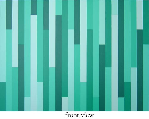 Green Pop Art Painting