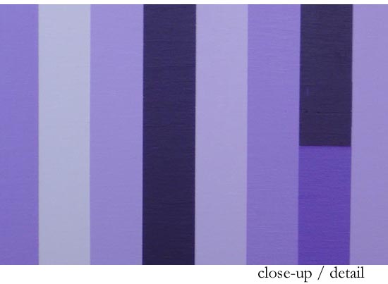 Purple Painting Close-Up