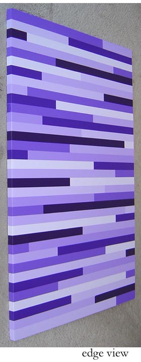 Modern Purple Pop Bands Painting