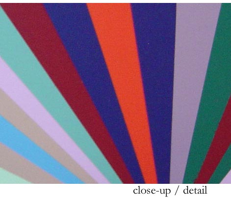 Multi-Color Pinwheel Painting Close-Up