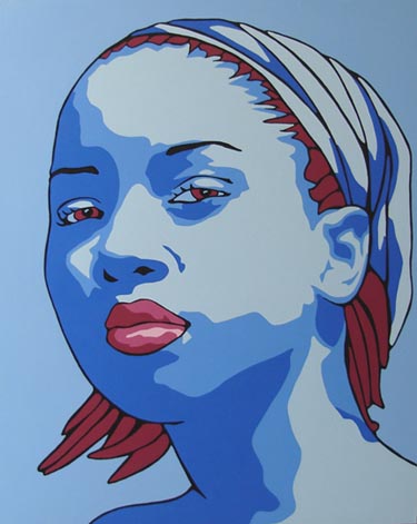 portrait painting. Pop Art Portrait Painting