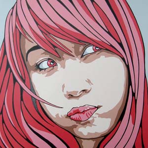 Kate Red Portrait