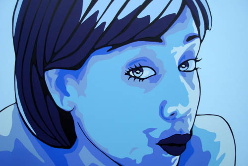Tiff Pop Art Portrait Painting