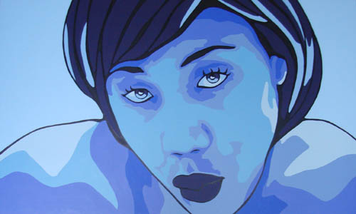 Tiff Pop Art Portrait Painting