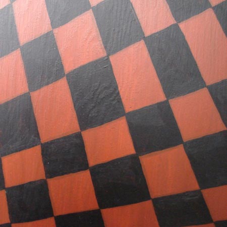 Black and Brown Geometric Close-Up