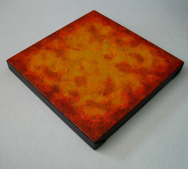 Sun Burnt Orange Contemporary Art