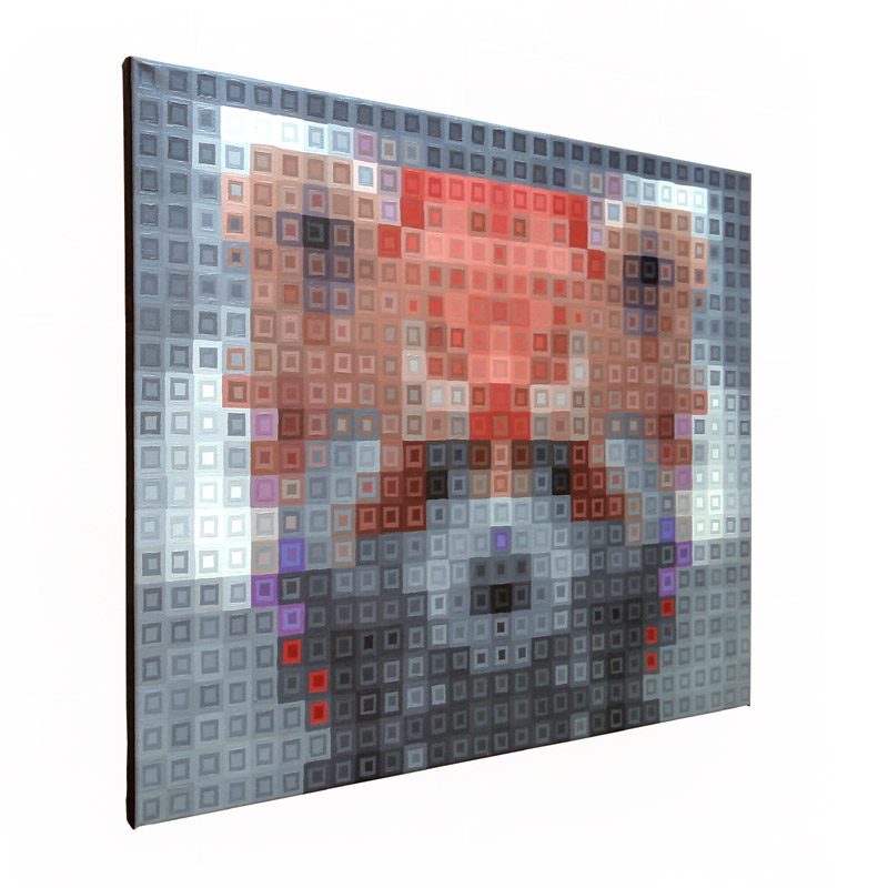 Original Large Red Panda Wall Art On Canvas