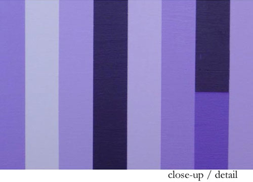 Purple Painting Close-Up