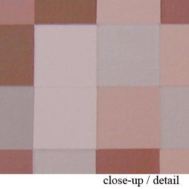 Beige Squares Painting Close-Up
