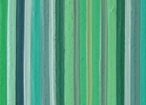 Green Modern Stripes Close-Up