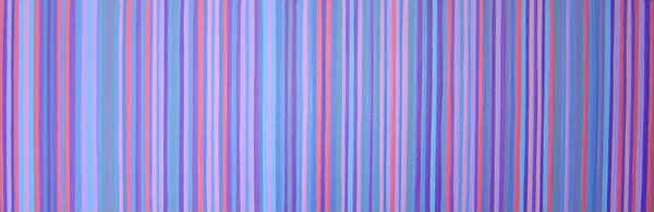 Blue, Purple and Pink Modern Stripes Painting