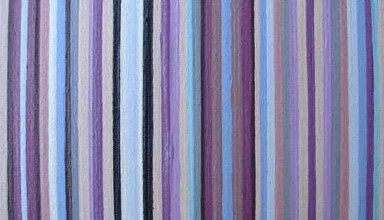 Purple, Blues and Deep Violet Stripes Close-up