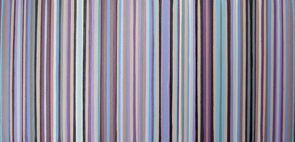 Modern Purple, Blues and Deep Violet Stripes Painting