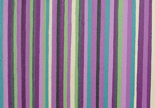 Green and Deep Violet Stripes Close-up