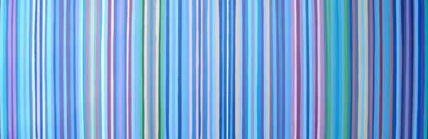 Three Feet Multi-Colored Striped Painting