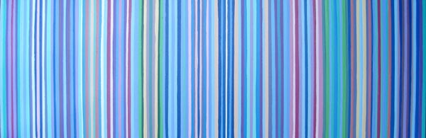 Three Feet Multi-Colored Striped Painting