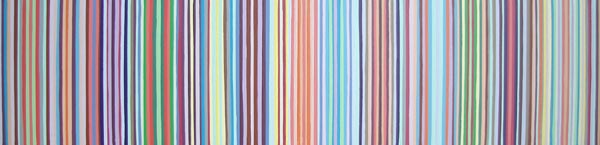 Long Multi-Colored Striped Painting