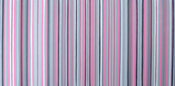 Modern Pink and Grey Stripes Painting