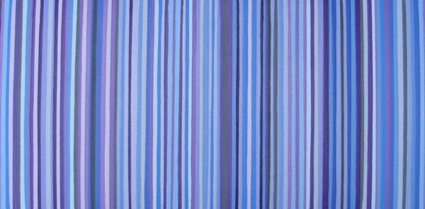 Modern Purple and Blue Shades Stripes Painting