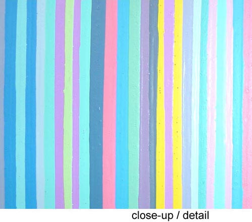 Multi Pastel Color Modern Stripes Close-Up