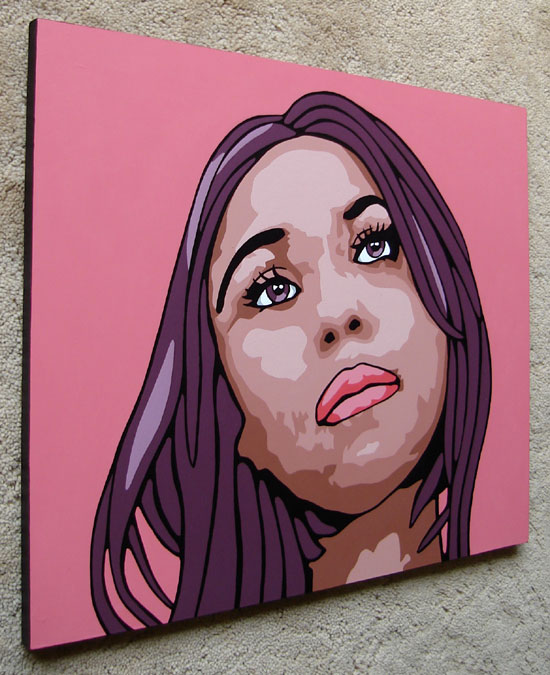 Original Modern Portrait Painting