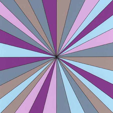 Blue & Magenta Pinwheel Print