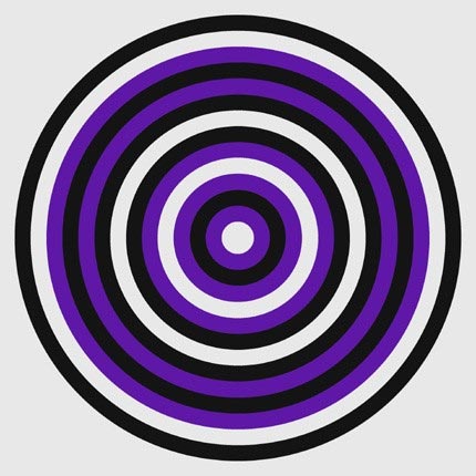 Purple Circles Print
