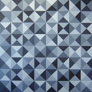 Geometric Triangles Painting
