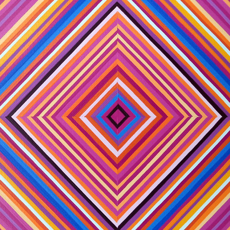 Orange And Magenta Diamond Painting