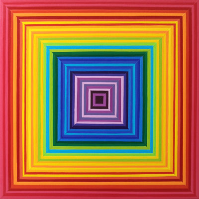 Multicolor Square Painting