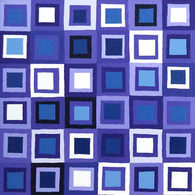 Purple Squares Painting