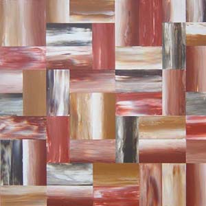 Rustic Abstract Weave Rectangles