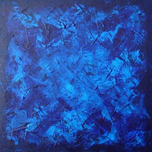 Deep Blue Wash Painting