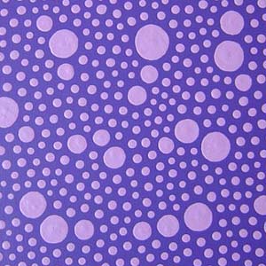 Pink on Purple Dots Painting