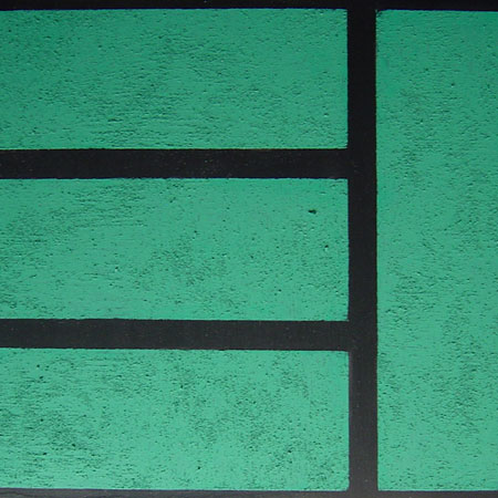 Modern Green Rectangles Painting