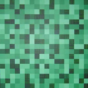 Green Squares Painting