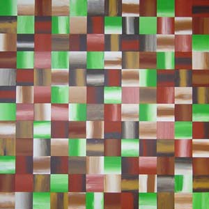 Earthtone Squares Painting