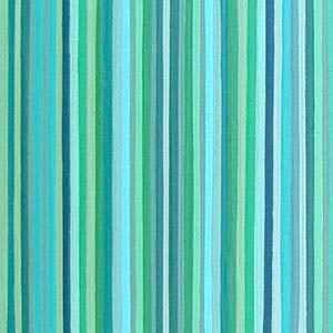 Green Modern Stripes Painting