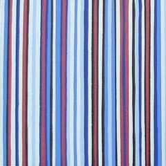 Blue and Red Striped Painting