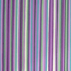 Green and Deep Violet Stripes Painting