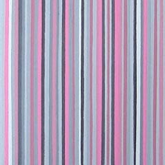 Pink and Grey Stripes Painting