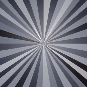 Grayscale Pinwheel Painting
